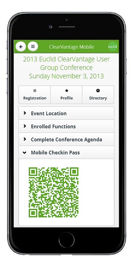 Mobile Check-In Code