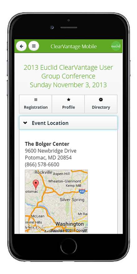Mobile Conference Map