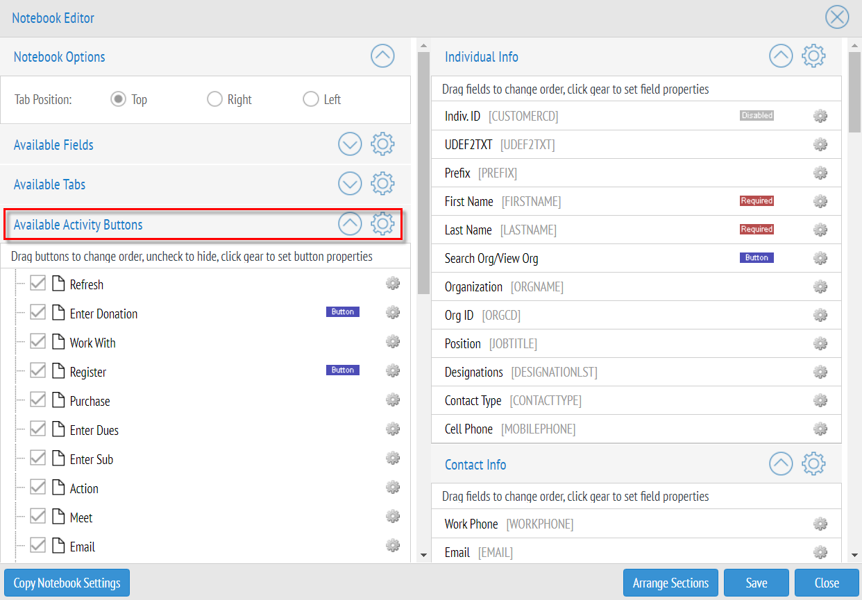 Customizing Layouts Image