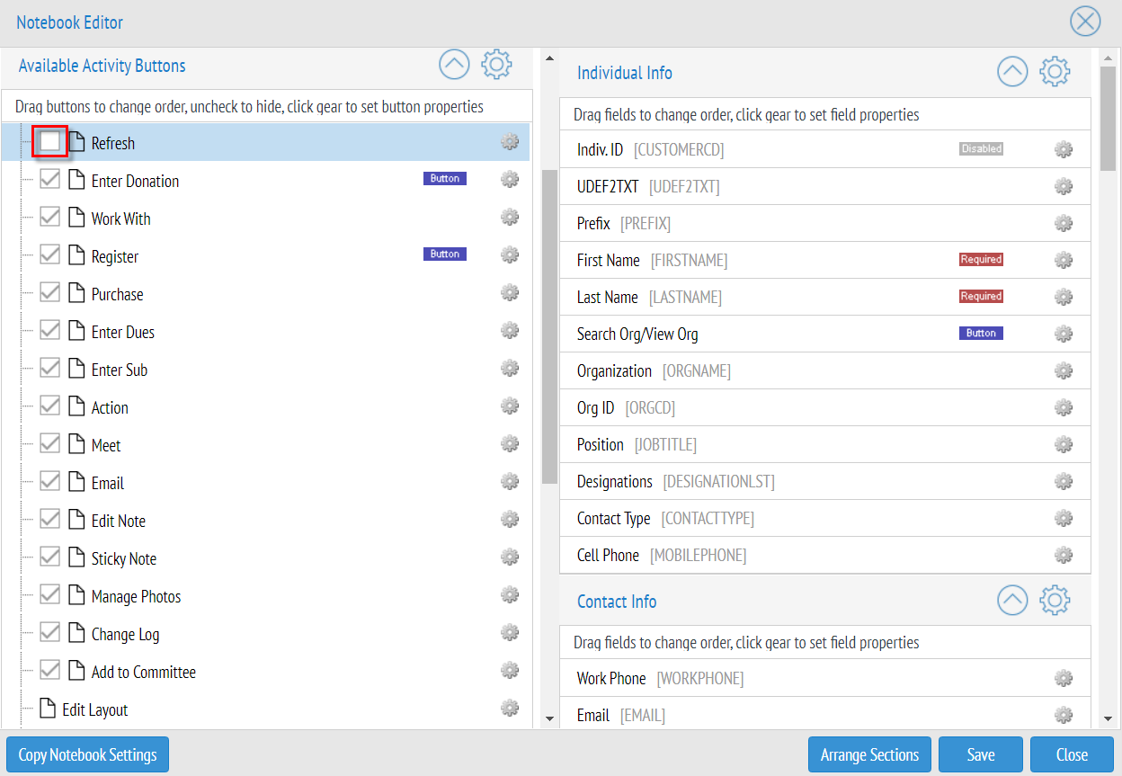 Customizing Layouts Image