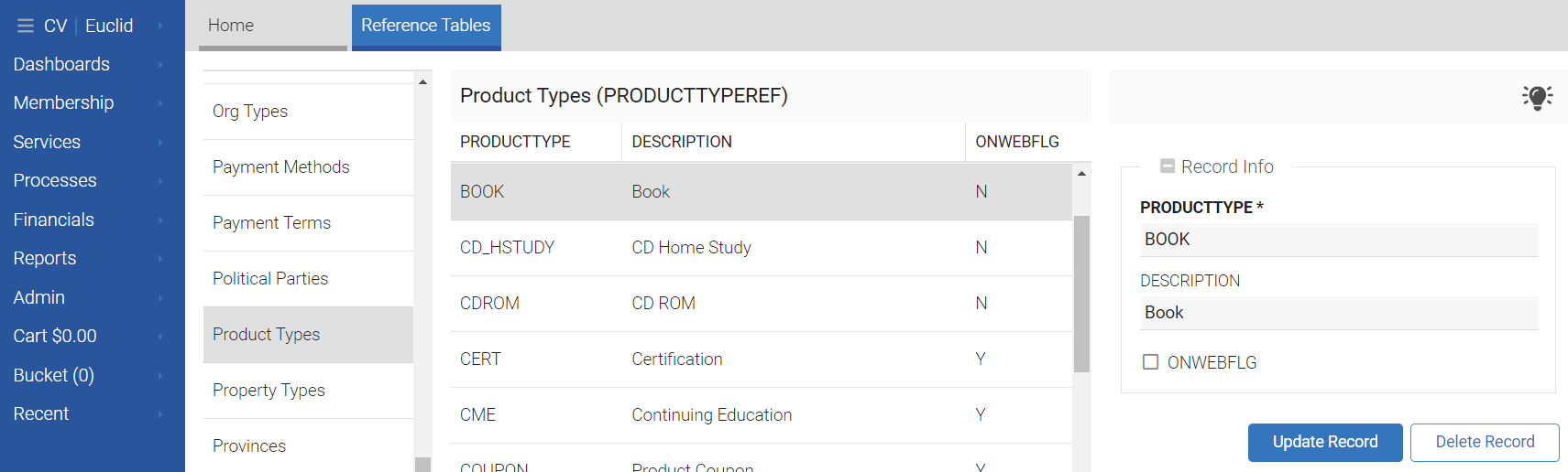 Reference Tables Image