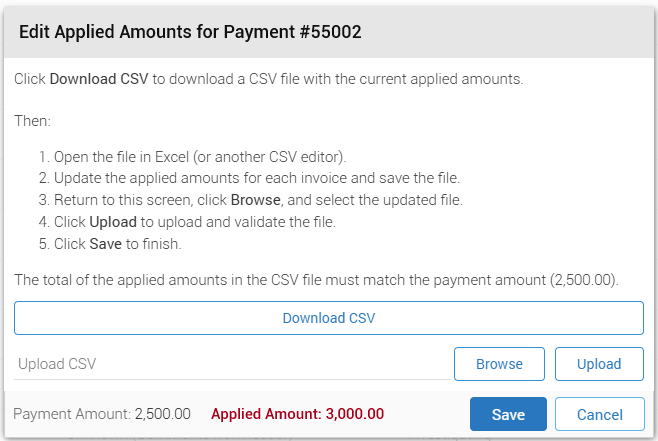CSV Upload Workflow
