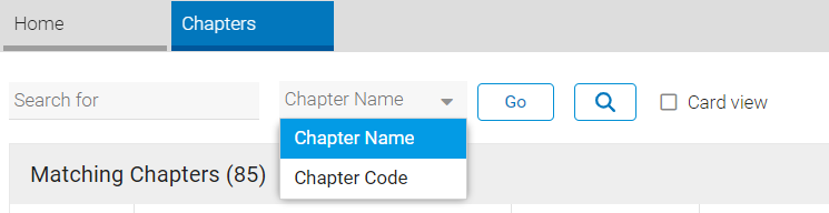 Chapters