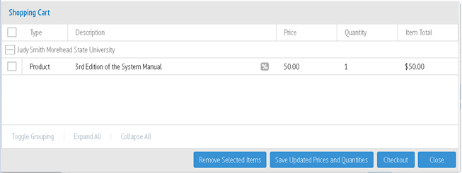 Category of Items