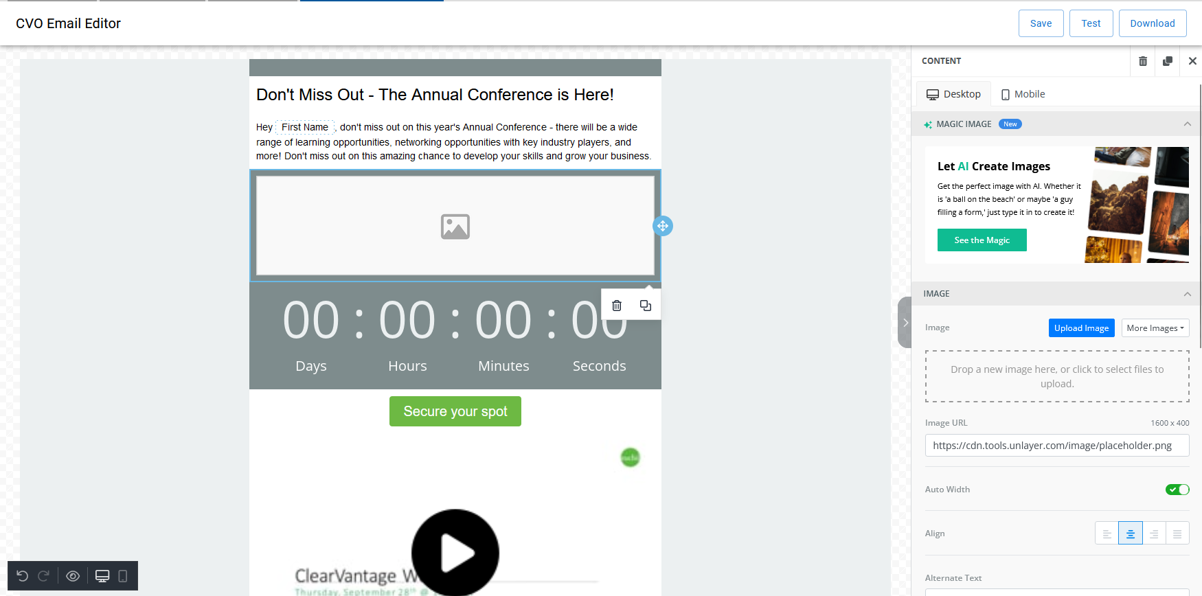 Email Editor Image