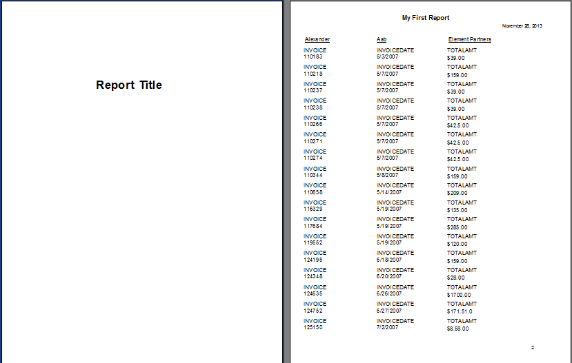 xReport Image