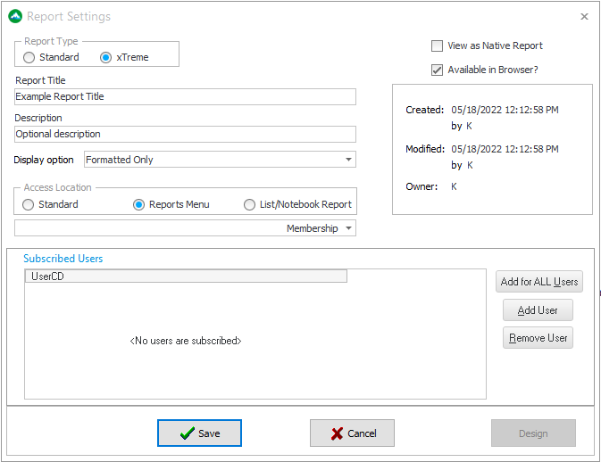 xReport Image
