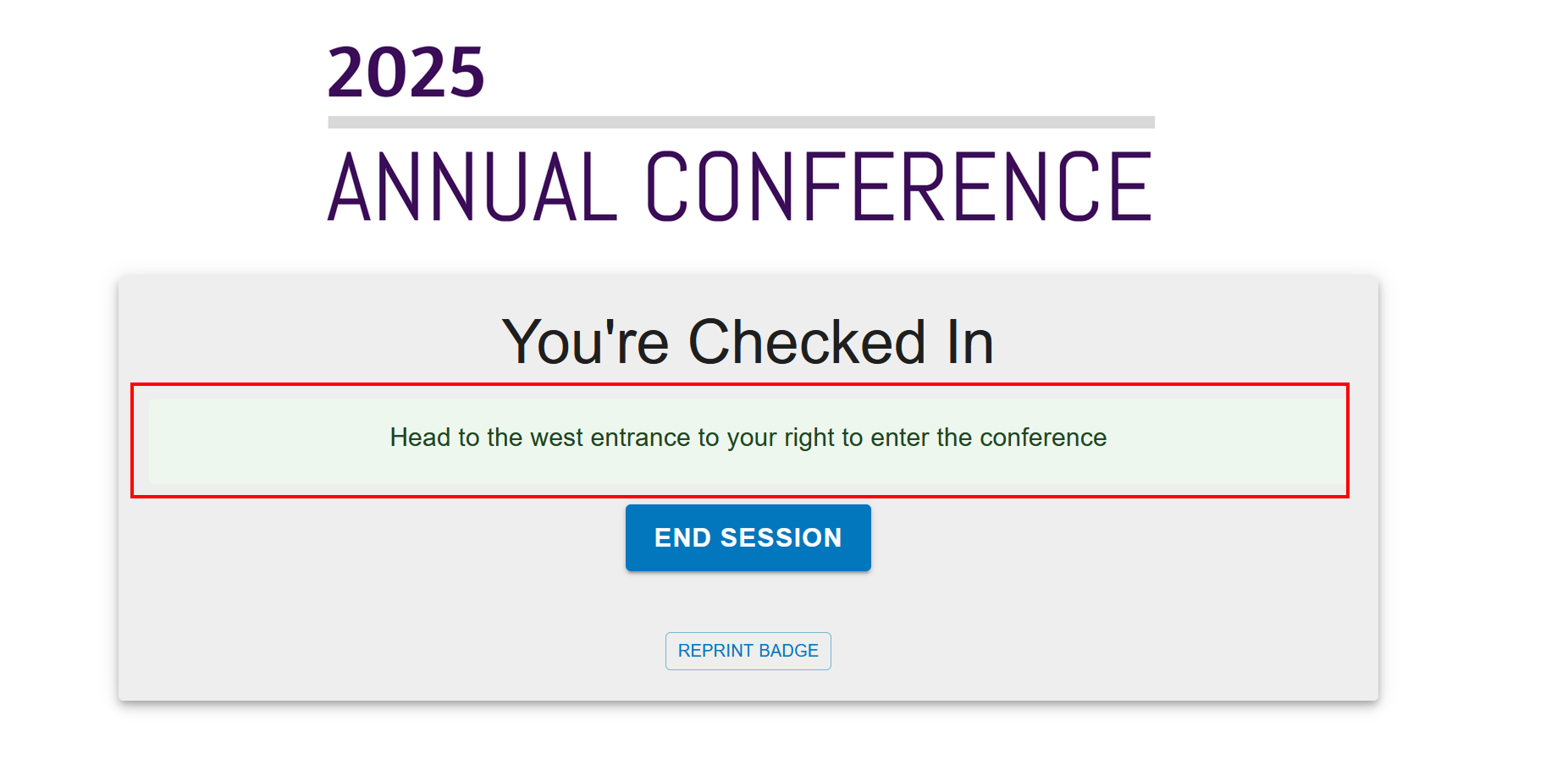 Self-check-in Image