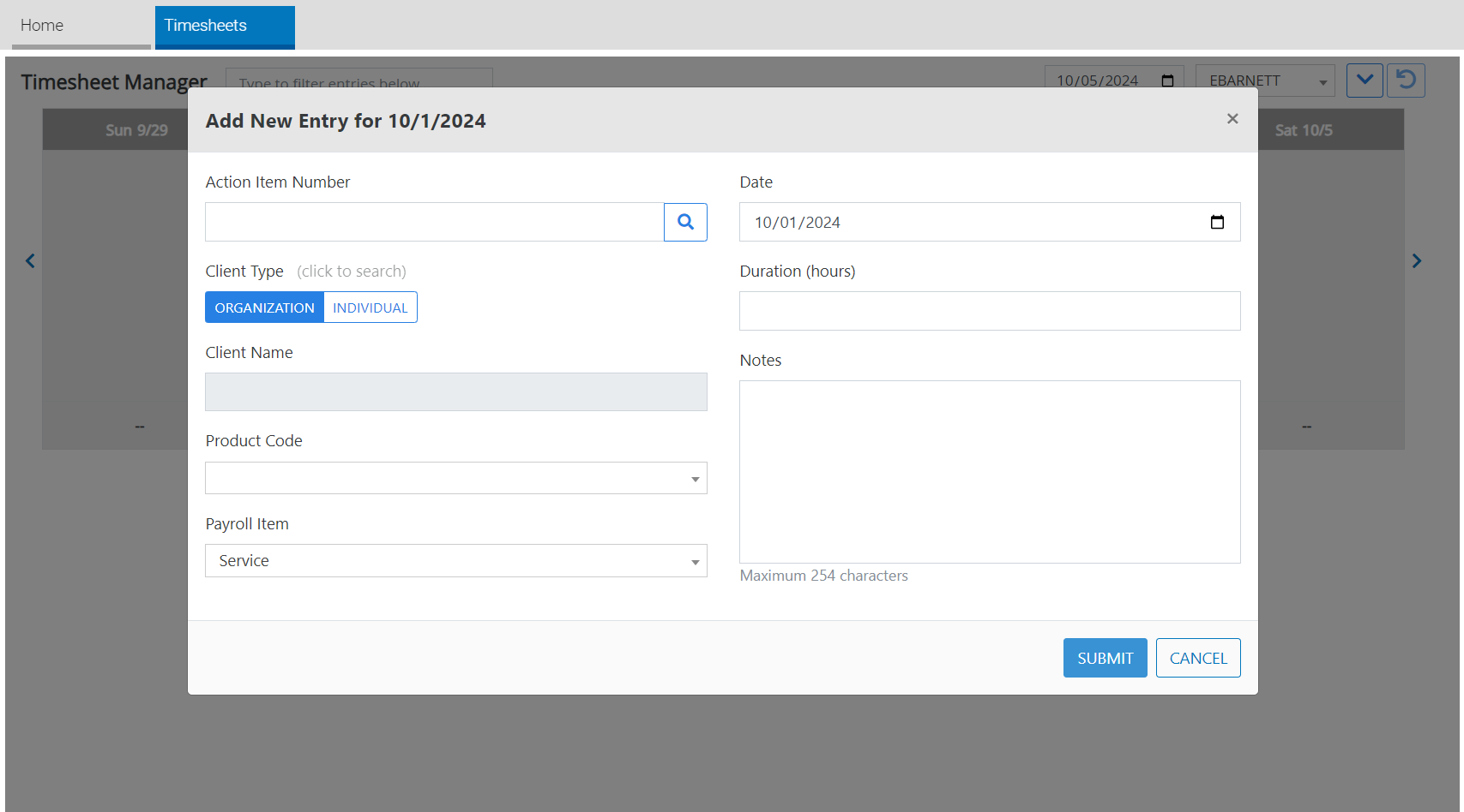 Timesheets Image