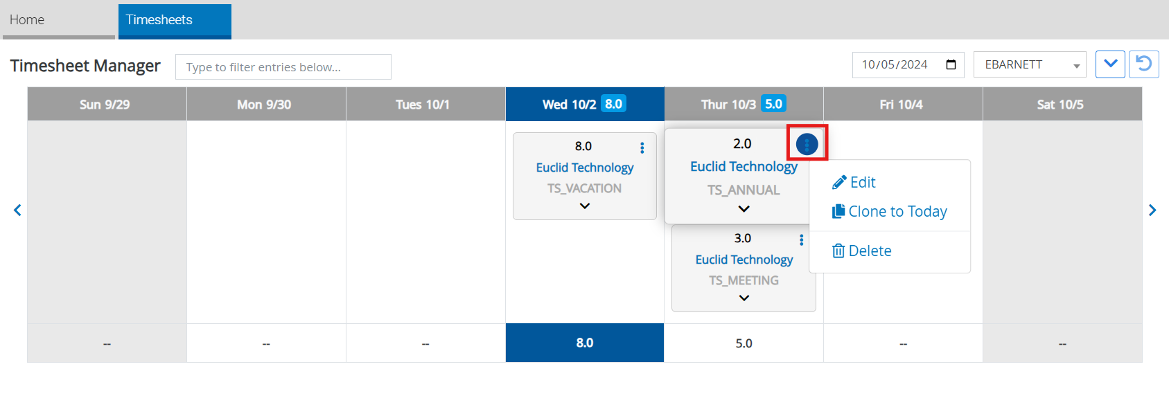 Timesheets Image