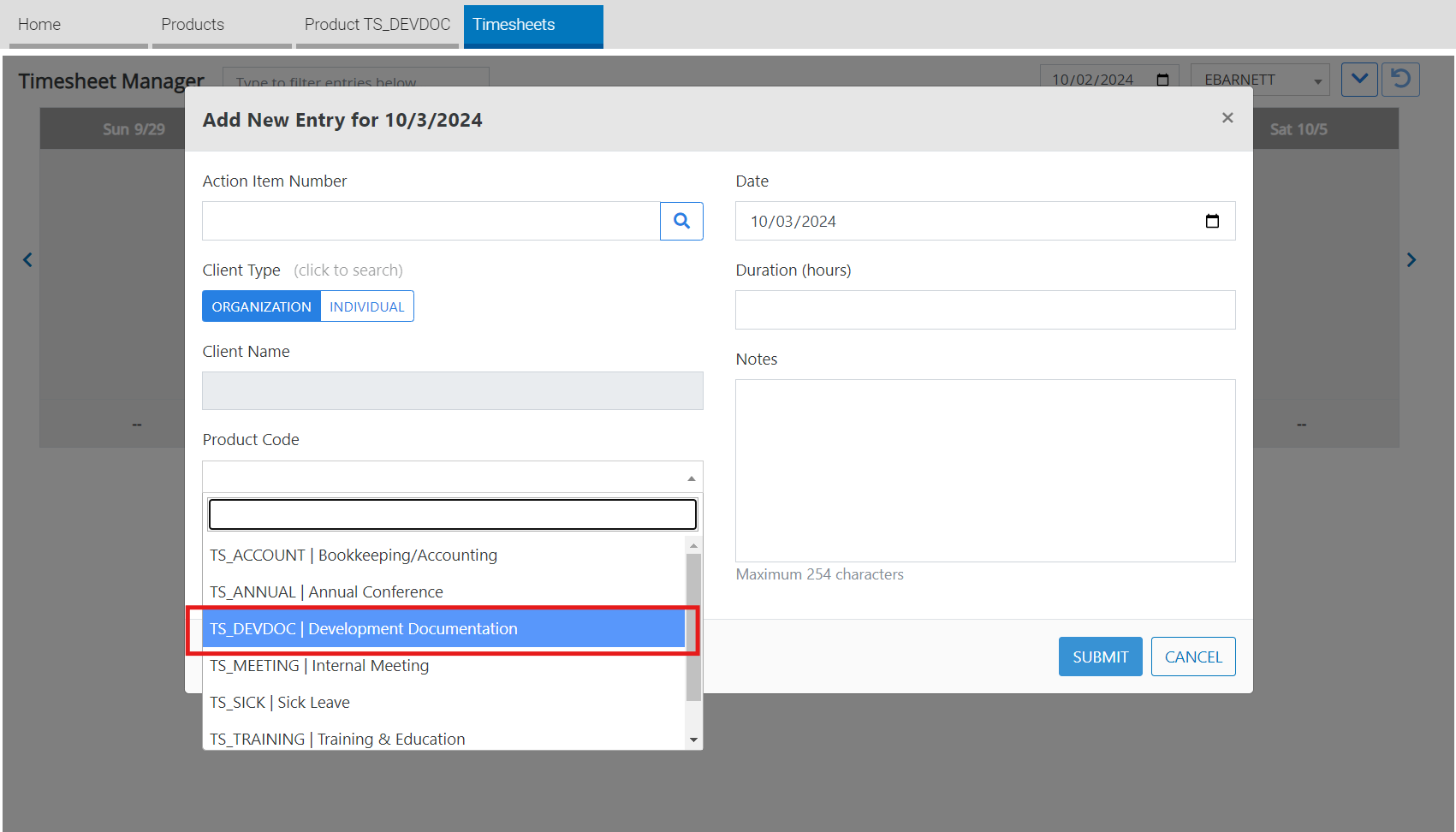 Timesheets Image