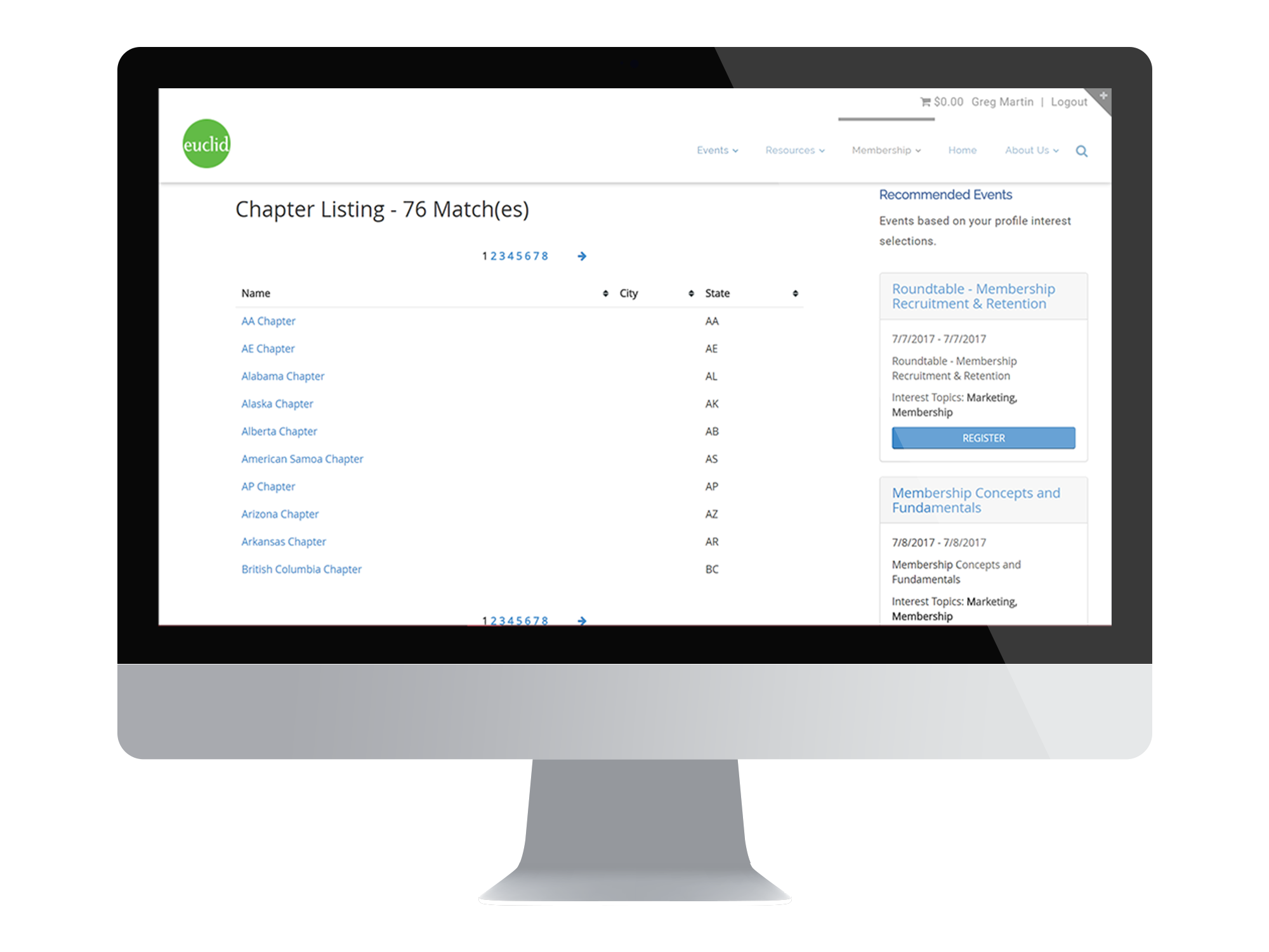 Chapter Management ClearVantage Features
